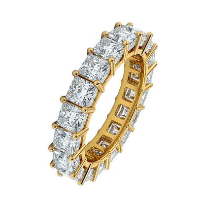 Ginny Lab Grown Princess Cut Diamonds Eternity Band - Jewelslane