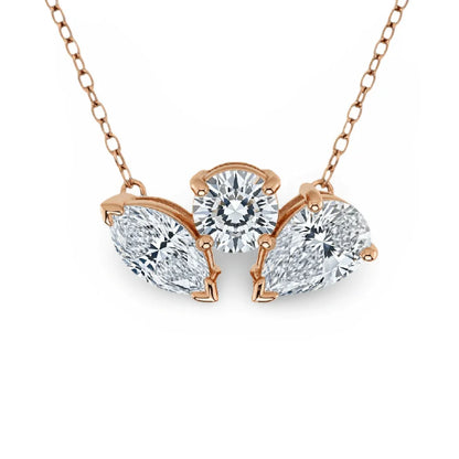Gino Lab Grown Diamonds Solitaire Pendant Necklace - Jewelslane