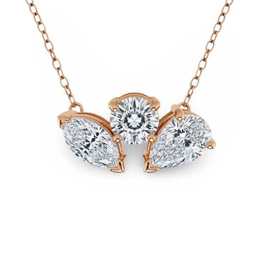 Gino Lab Grown Diamonds Solitaire Pendant Necklace - Jewelslane