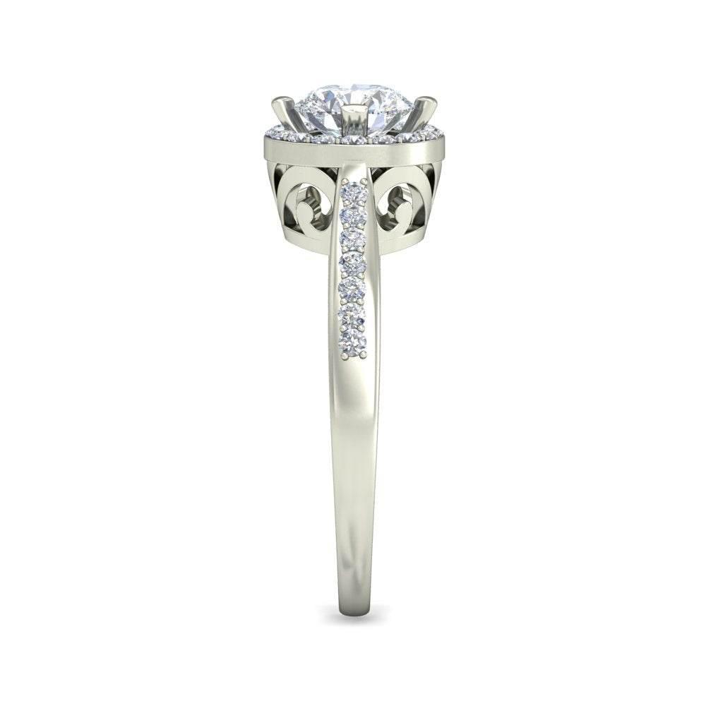 Glory Lab Grown diamond Engagement Ring in Gold - Jewelslane