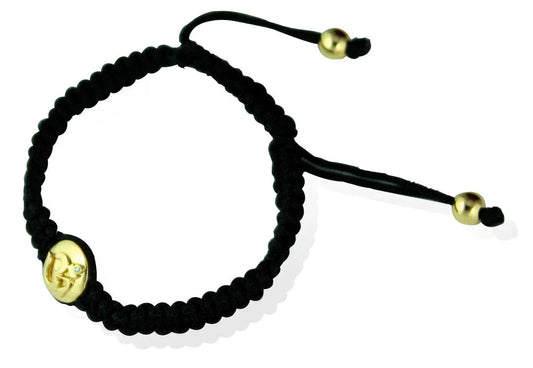 Om Bracelet in Gold with Diamond - Jewelslane