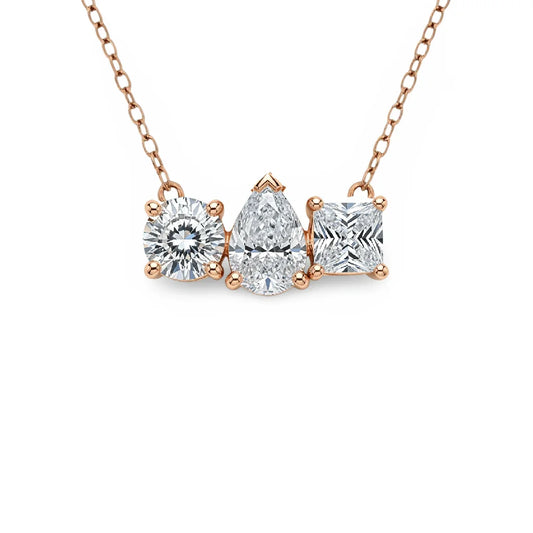 Gwyn Lab Grown Diamond Pendant Necklace - Jewelslane