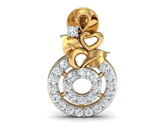 Haida Diamond Earrings In Gold - Jewelslane