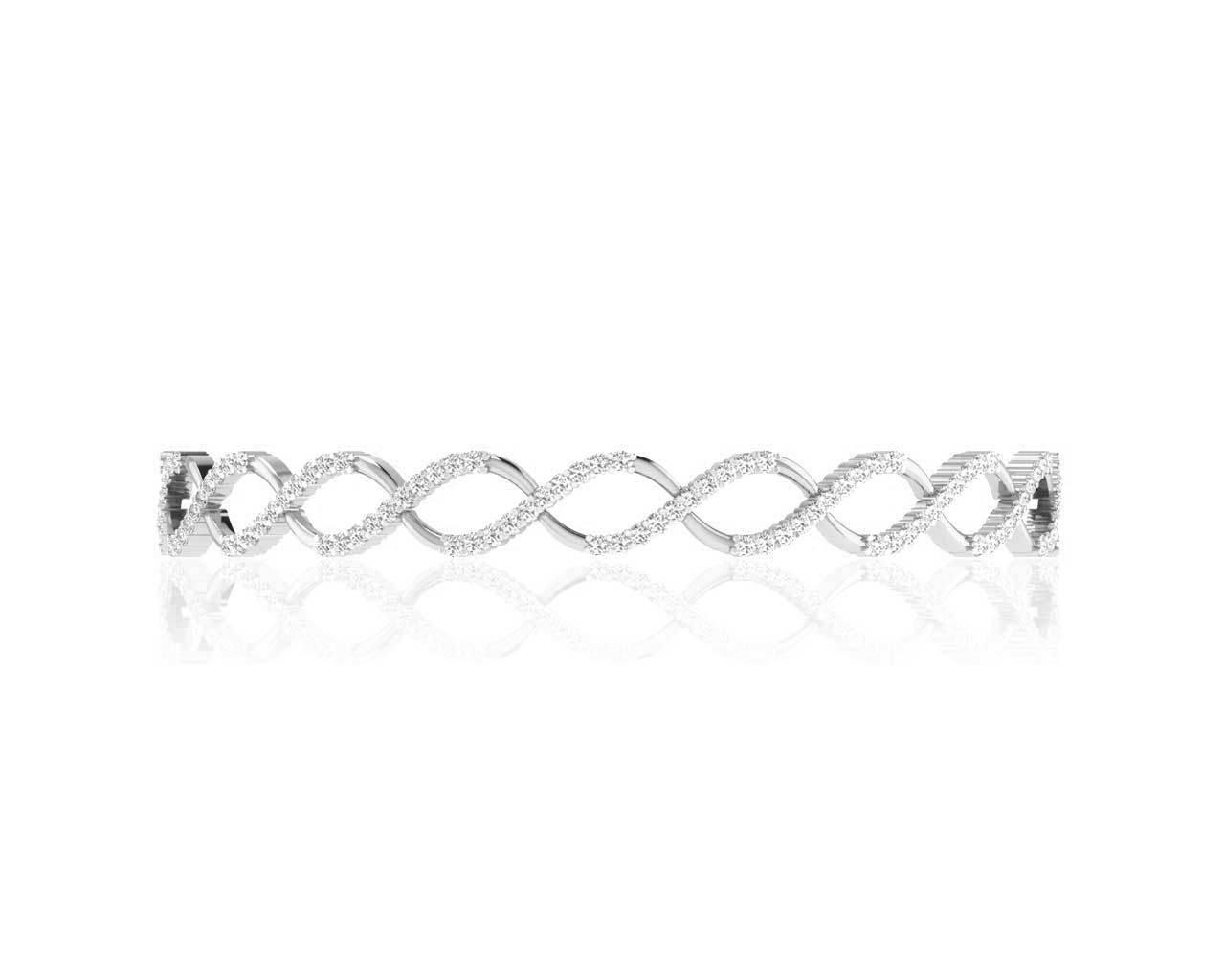 Heli Diamond Bangles in Gold - Jewelslane