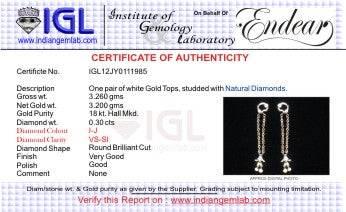 Diamond Angel Earrings - Jewelslane