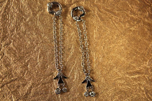 Diamond Angel Earrings - Jewelslane
