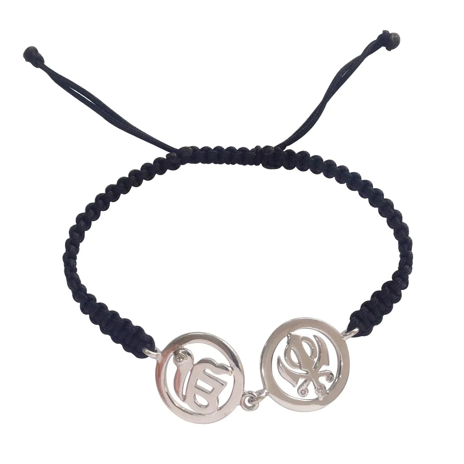 Ik Onkar & Khanda Bracelet in Silver - Jewelslane