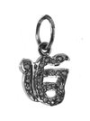 Ik Onkaar charm pendant silver - Jewelslane