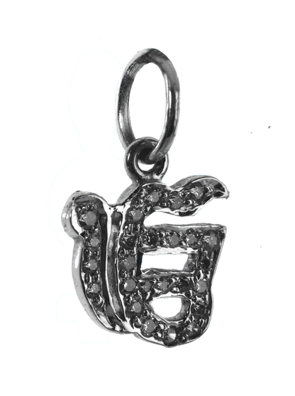 Ik Onkaar charm pendant silver - Jewelslane