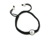 Ik Onkaar Braided Bracelet in Silver studded with diamond - Jewelslane