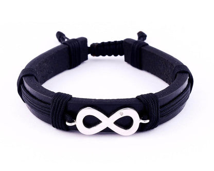 Infinity Leather Bracelet - Jewelslane