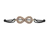 Infinity Symbol Bracelet in Gold With Diamonds - Jewelslane