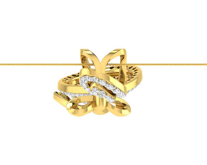 Iriana Diamond Pendant in Gold - Jewelslane
