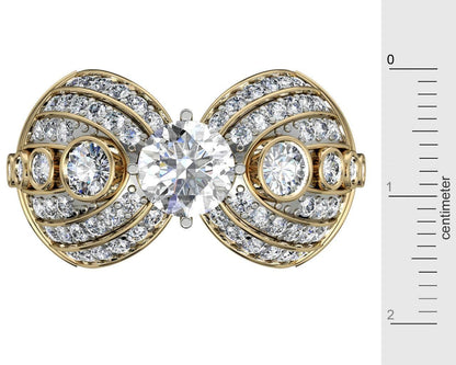 Isabella Solitaire Diamond Engagement Ring - Jewelslane
