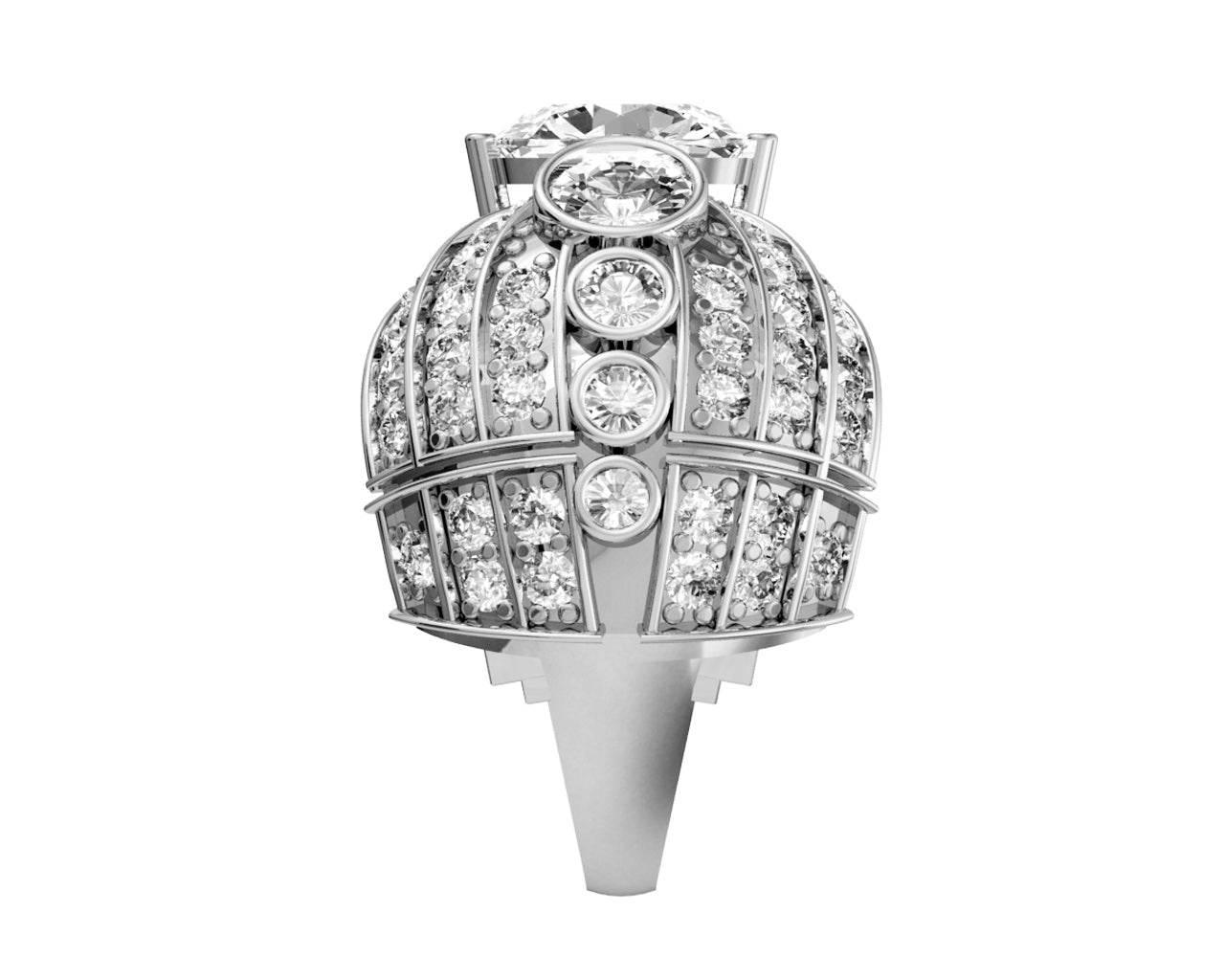 Isabella Solitaire Diamond Engagement Ring - Jewelslane