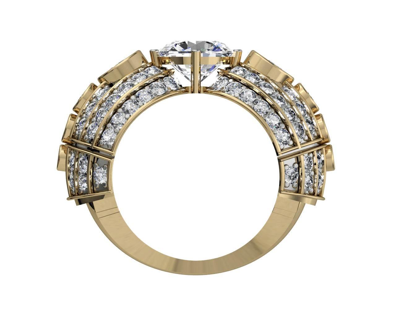 Isabella Solitaire Diamond Engagement Ring - Jewelslane