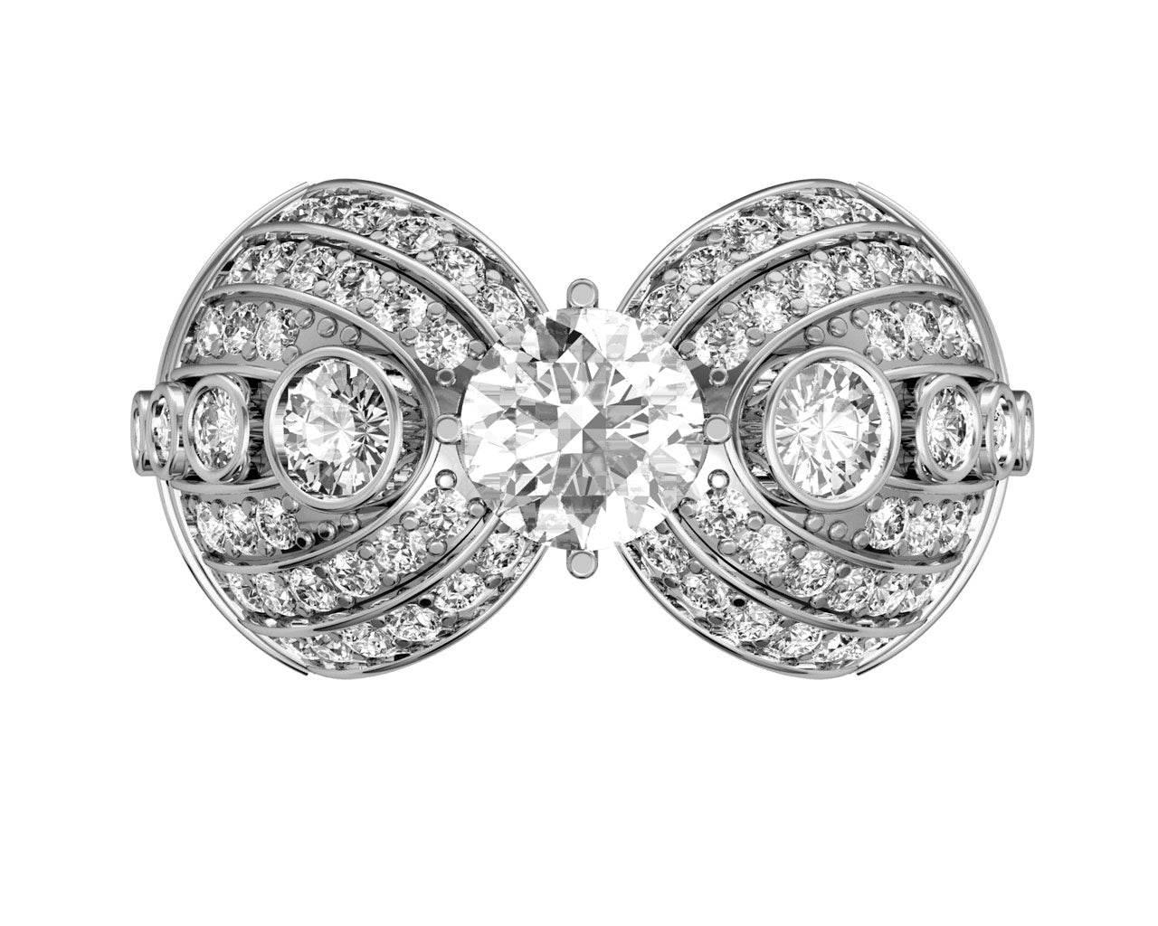Isabella Solitaire Diamond Engagement Ring - Jewelslane
