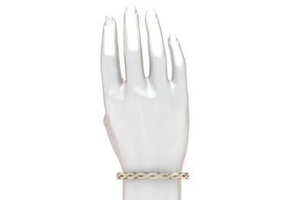 Isha Gold Diamond Bangle - Jewelslane