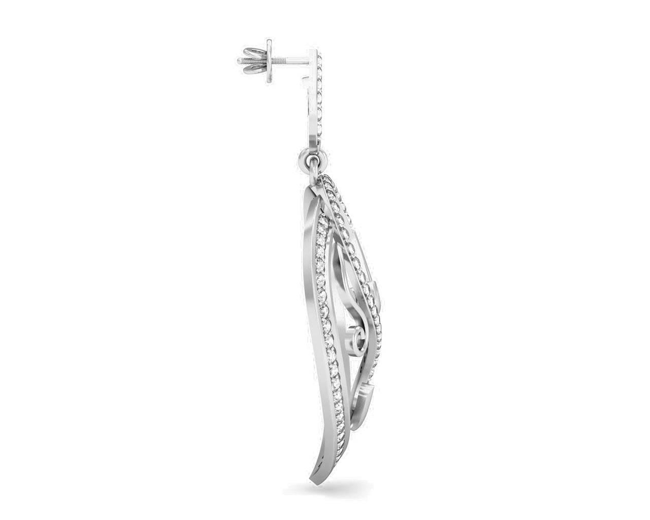 Jarn Gold Diamond Earrings - Jewelslane