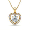 Jaylee Round Brilliant Lab Diamond Solitaire pendant - Jewelslane