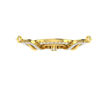Jena Diamond Pendant with Gold Chain - Jewelslane