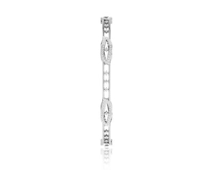Jeny Round Brilliant Diamond Bangles in Gold - Jewelslane