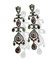 Chandelier Earrings with Tourmaline - Jewelslane