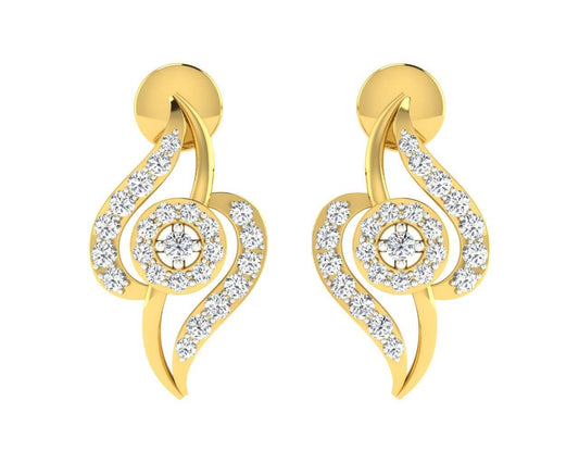Jia Diamond Earrings - Jewelslane