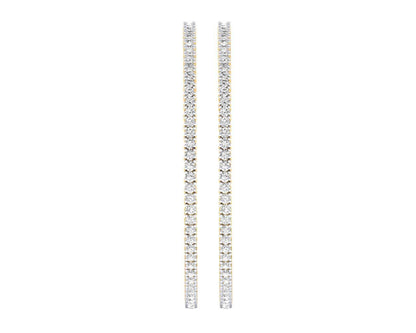 Kaira Pair of Ladies Diamond Bangle in Gold - Jewelslane