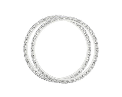 Kaira Pair of Ladies Diamond Bangle in Gold - Jewelslane