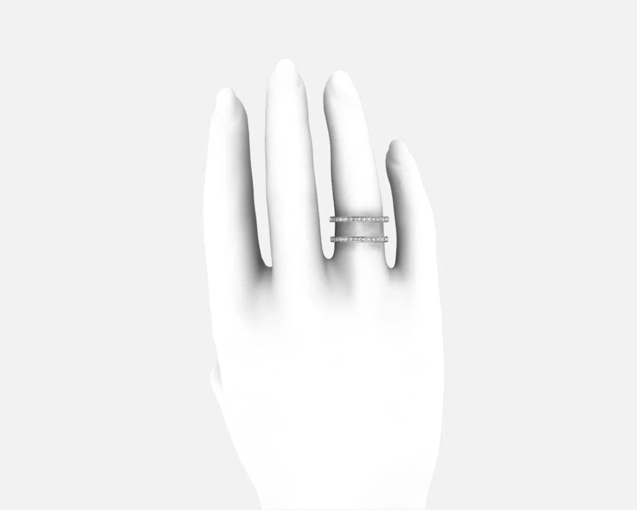 Karen Diamond Stack Rings - Jewelslane