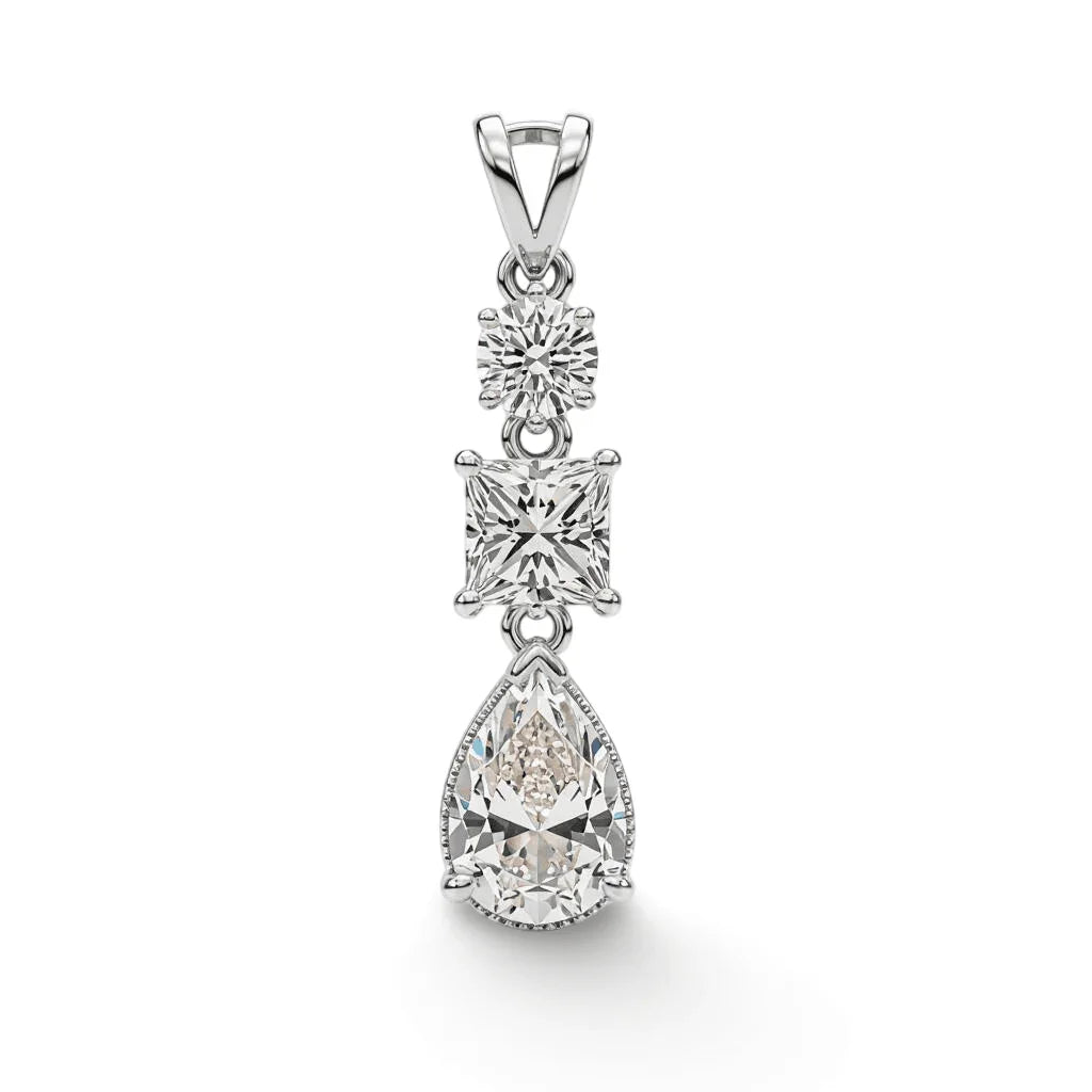 Kasey Lab Grown Diamond Pendant - Jewelslane