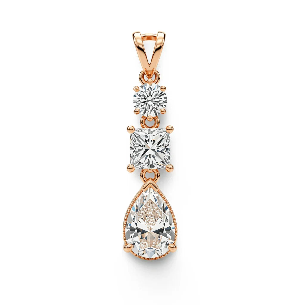 Kasey Lab Grown Diamond Pendant - Jewelslane