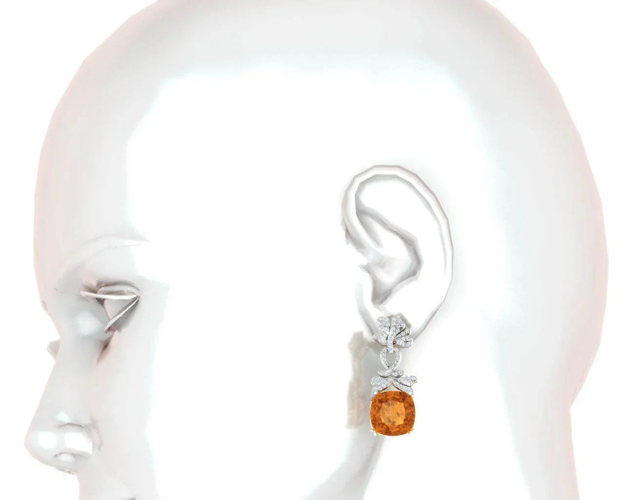 Kate Diamond & Citrine Earrings - Jewelslane