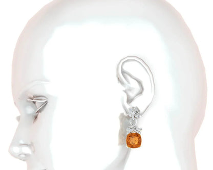Kate Diamond & Citrine Earrings - Jewelslane