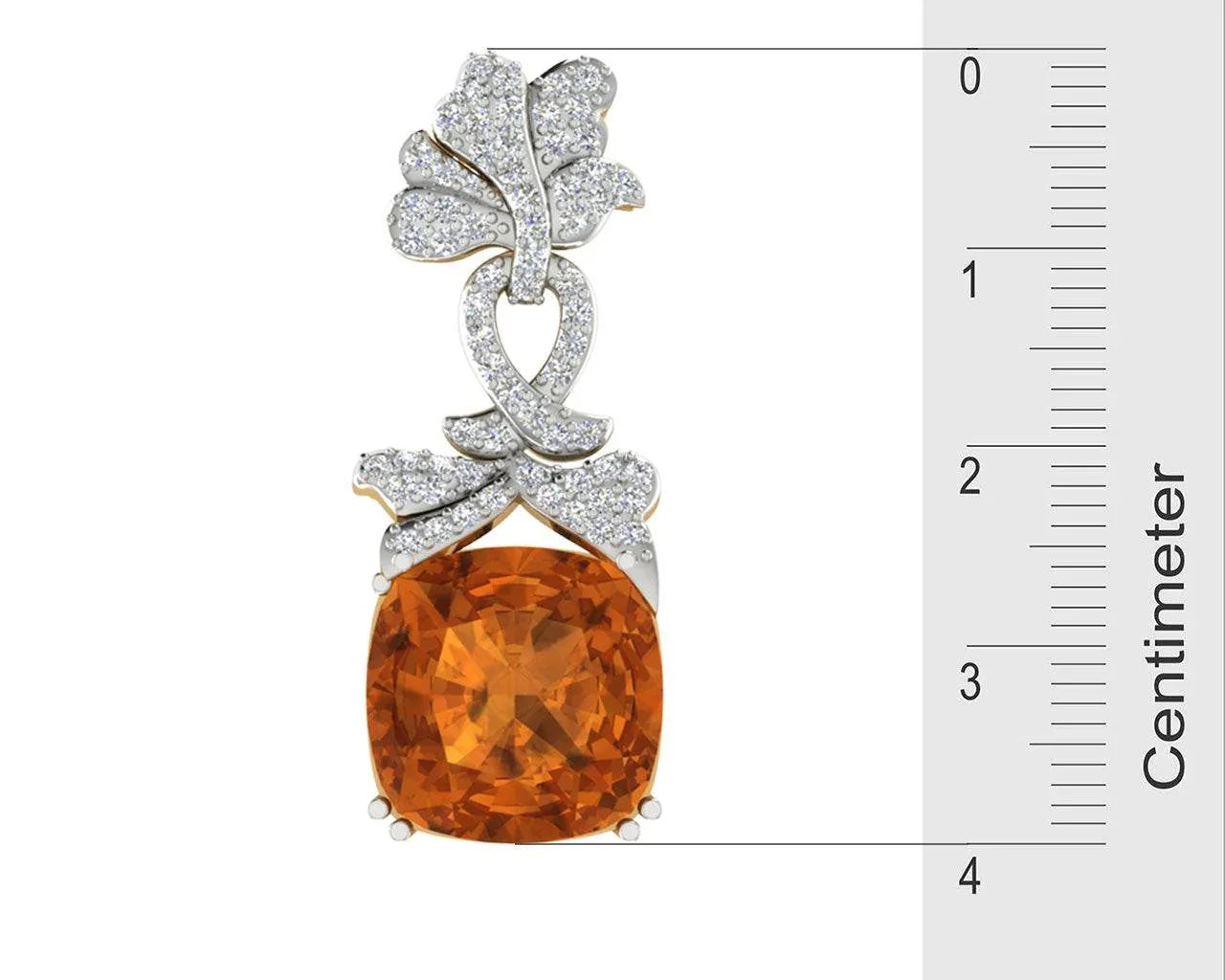 Kate Diamond & Citrine Earrings - Jewelslane