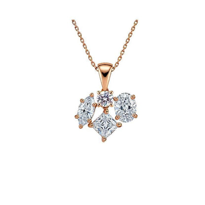 Katna Lab Grown Solitaire Diamonds Pendant - Jewelslane