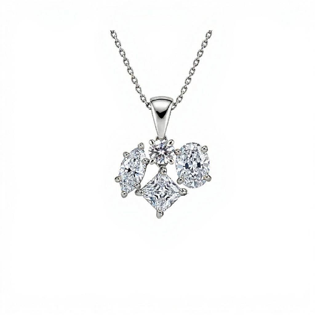 Katna Lab Grown Solitaire Diamonds Pendant - Jewelslane