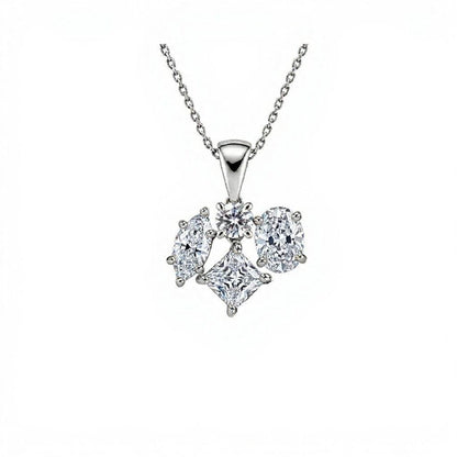 Katna Lab Grown Solitaire Diamonds Pendant - Jewelslane