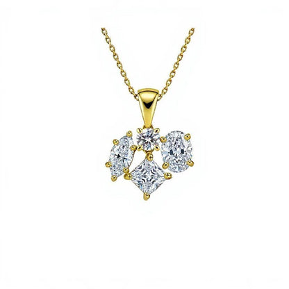 Katna Lab Grown Solitaire Diamonds Pendant - Jewelslane