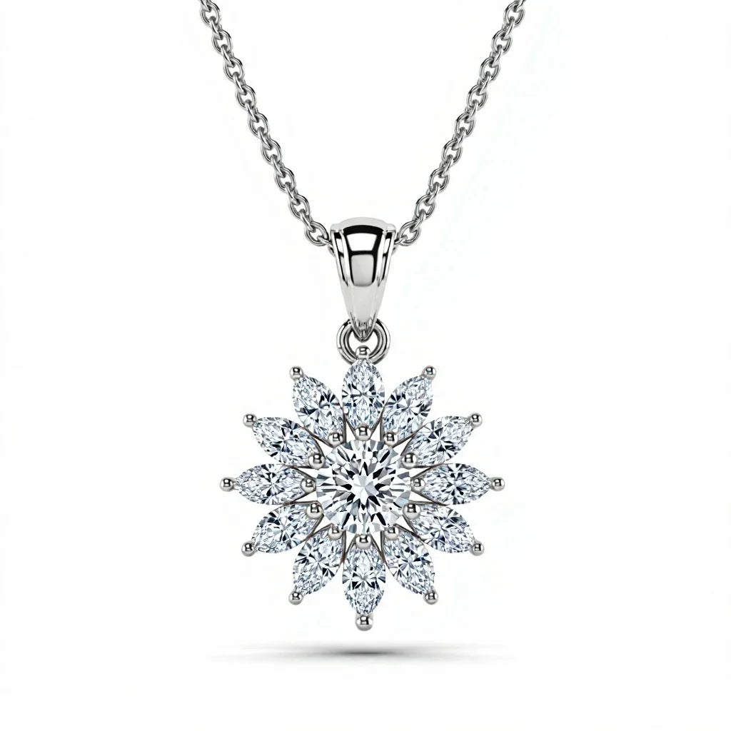 Kay Round Brilliant Cut Lab Diamond Pendant in Yellow Gold, Rose Gold, and White Gold – JewelsLane