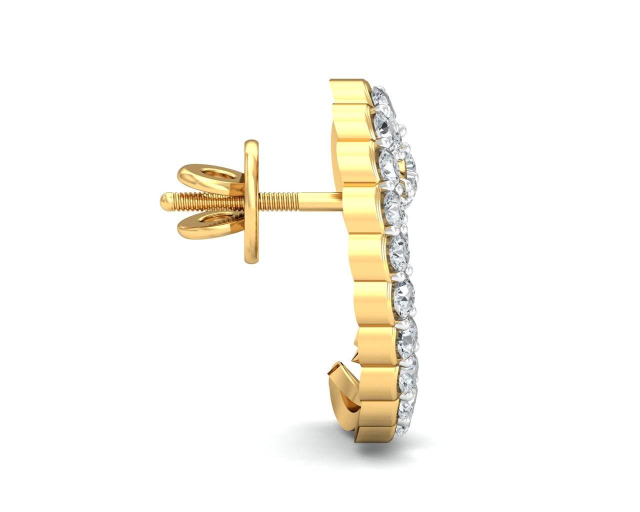 Keva Diamond Earrings Additional Image 3