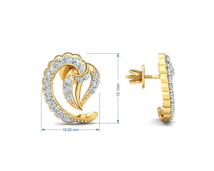 Keva Diamond Earrings Additional Image 4