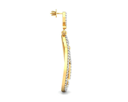 Key To My Heart Long Earrings Additional Image 2