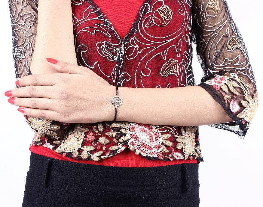 Khanda Inside Diamond Bracelet - Jewelslane