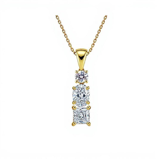 Kori Lab Grown Diamond Solitaire Pendant - Jewelslane