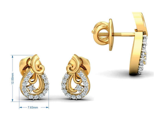 Lani Diamond Earrings Pendant set - Jewelslane