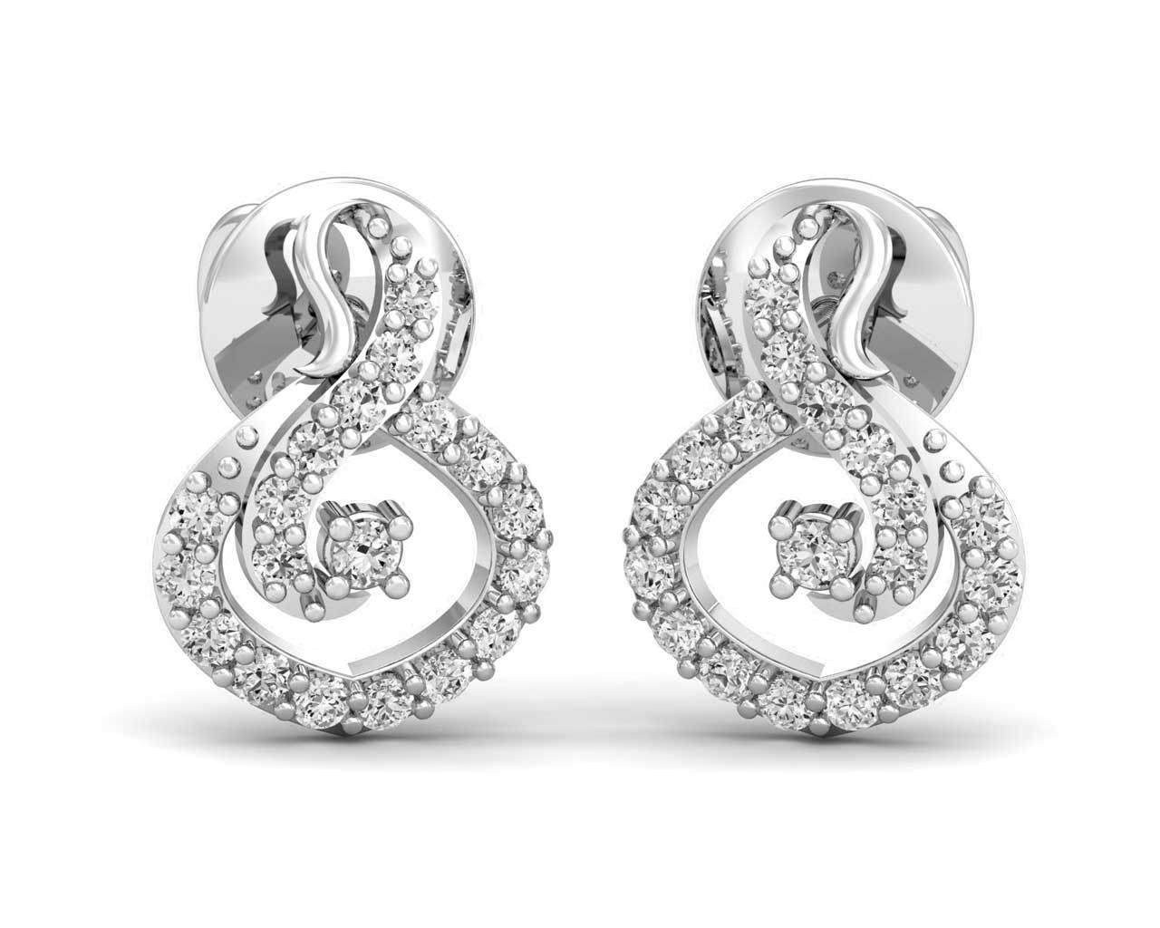 Lea Diamond Eartops - Jewelslane