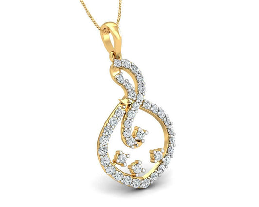 Lea Diamond Pendant Additional Image 1