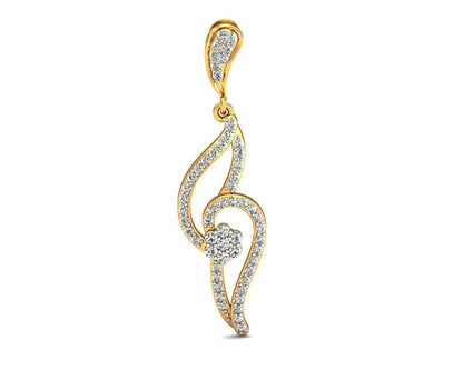 Leher Diamond Danglers - Jewelslane